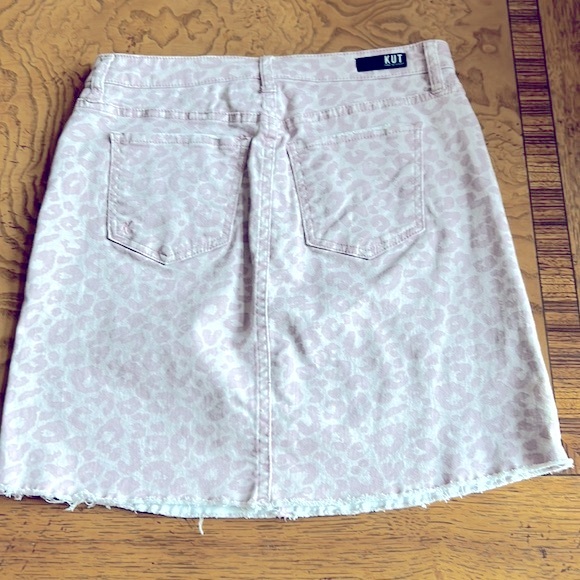 Kut From The Kloth pink and white leopard skirt - Picture 5 of 6